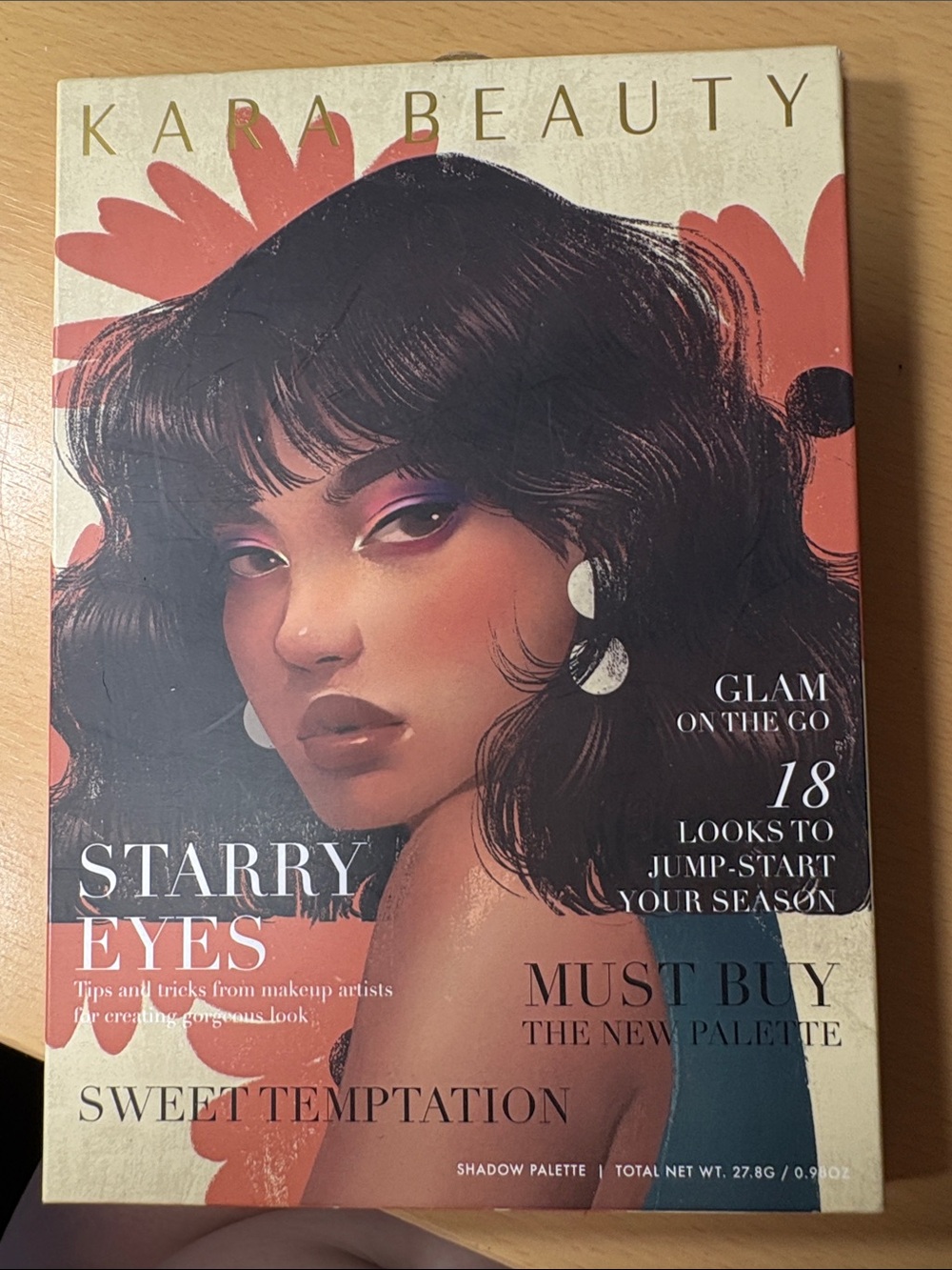 KARA BEAUTY Starry Eyes Sweet Temptation Eyeshadow Palette - Pink & Brown Shades